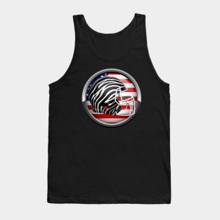 American Football Zebra Tank Top